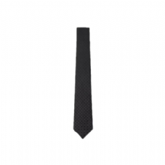 Louis Vuitton Men Fading Monogram Tie Black M90717