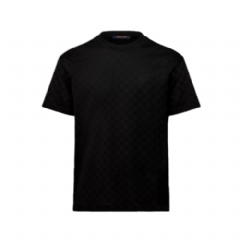 Louis Vuitton Men Damier Signature T-Shirt Black 1AGIL5