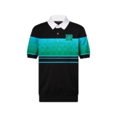 Louis Vuitton Men Iridescent Jacquard Short-Sleeved Polo 1AGTM2