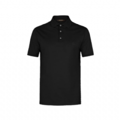 Louis Vuitton Men Classic Short Sleeve Pique Polo Black 1A1S89