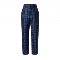 Louis Vuitton Men Monogram Tartan Denim Pants 1AIJUR