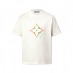Louis Vuitton Men Monogram Flower 3D Gradient Print T-Shirt 1AGTRH