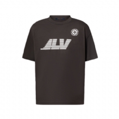 Louis Vuitton Men Washed Printed Cotton T-Shirt 1AHCLC