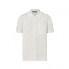 Louis Vuitton Men Monogram Pointelle Short-Sleeved Shirt 1AHWLI