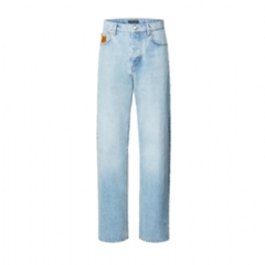 Louis Vuitton Men Skate Fit Denim Pants 1AGIXK