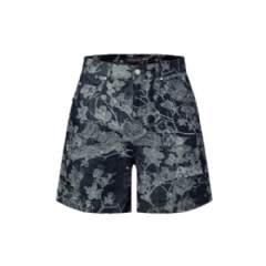 Louis Vuitton Men Jacquard Denim Shorts 1AHXHM