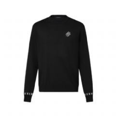 Louis Vuitton Men Long-Sleeved Cotton Crewneck 1AGKMJ