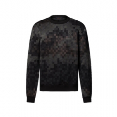 Louis Vuitton Men Damoflage Jacquard Pullover 1AHC65