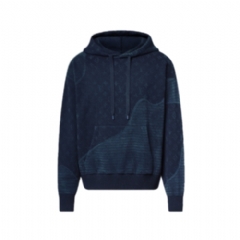 Louis Vuitton Men Graphic Jacquard Hoodie 1AIWFX