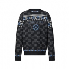 Louis Vuitton Men Jacquard Wool Pullover 1AGJUE
