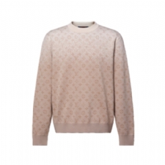 Louis Vuitton Men Monogram Long-Sleeved Crewneck 1AJTX7