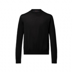 Louis Vuitton Men Silk, Cashmere And Wool Blend Crewneck 1AGNAL