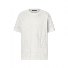 Louis Vuitton Men Monogram Short-Sleeved Cotton Crewneck 1AIWFP