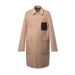 Louis Vuitton Men Double Face Car Coat With Signature Pocket 1AIHWB