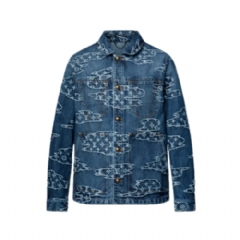 Louis Vuitton Men Monogram Denim Workwear Blouson 1AILN6