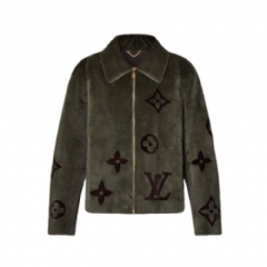 Louis Vuitton Men Monogram Mink Blouson 1AJBLR