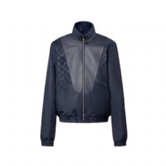 Louis Vuitton Men Leather Mix Track Top 1AJB69