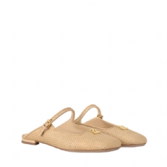 Louis Vuitton Women Swing Open Back Ballerina Natural 1AHN59