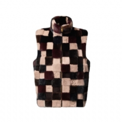 Louis Vuitton Men Damier Mink Vest 1AJBMM
