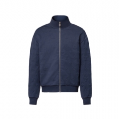 Louis Vuitton Men Monogram Embossed Track Top 1AJB55