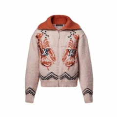 Louis Vuitton Men Zippered Knitted Blouson 1AIM56