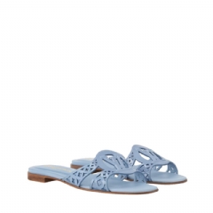 Louis Vuitton Women LV Isola Flat Mule Blue 1AGYQ4