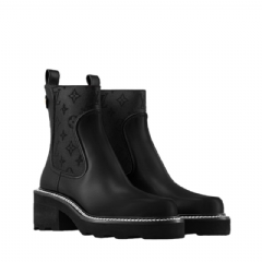 Louis Vuitton Women LV Beaubourg Ankle Boot 1AGV90
