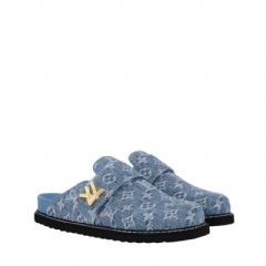 Louis Vuitton Women LV Cosy Comfort Mule Blue 1AGVOO