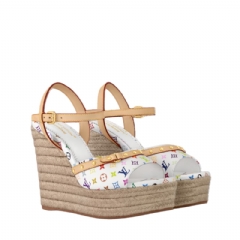Louis Vuitton Women LV x TM Helios Wedge Sandal 1AGYX0
