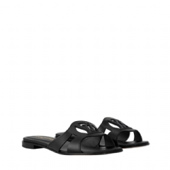 Louis Vuitton Women LV Isola Flat Mule Black 1ABP0E