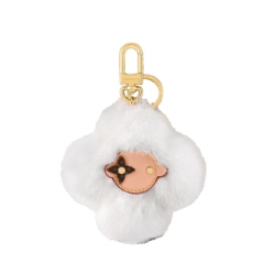 Louis Vuitton Women Vivienne Fur Key Holder White M02300