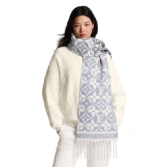 Louis Vuitton Women LV Frosty Gradient Scarf Black M97154