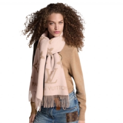 Louis Vuitton Women Reykjavik Scarf BEIGE ROSE M78908