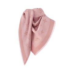 Louis Vuitton Women Neo Natté Monogram Shawl Light Pink M90837