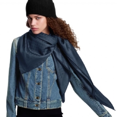 Louis Vuitton Women Evermore Shawl Bleu Marine M79779