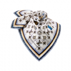 Louis Vuitton Women Damiergram Square 70 Bleu Denim M96777