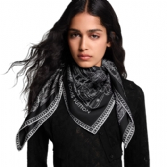 Louis Vuitton Women My LV Luggage Square 90 Black M96671