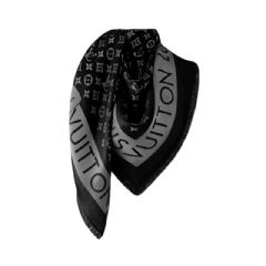 Louis Vuitton Women Lock And Go Shine Shawl Black M93278