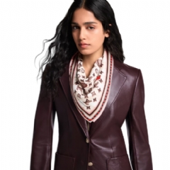 Louis Vuitton Women Damiergram Square 70 Beige M96775