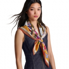 Louis Vuitton Women From The Cloud Square 90 Orange M97476