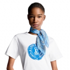 Louis Vuitton Women LV Bandana Square 55 Blue M96522