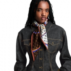 Louis Vuitton Women Strap And Trunk Square 70 Brown M97862