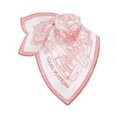 Louis Vuitton Women My LV Luggage Square 90 Red M96604