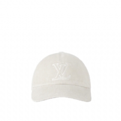 Louis Vuitton Women LV Signature Corduroy Cap M7752M