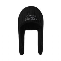 Louis Vuitton Women LV Script Beanie Black M97733