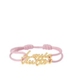 Louis Vuitton Women LV Script Bracelet Pink M4518Z
