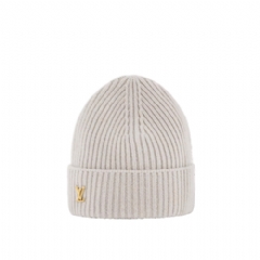 Louis Vuitton Women LV Spark Beanie Greige M78970