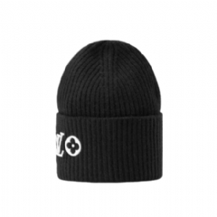 Louis Vuitton Women LV Headline Beanie Black M77872