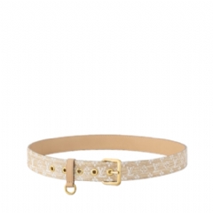 Louis Vuitton Women D-Ring Raffia 30mm Belt M4151U