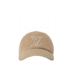 Louis Vuitton Women LV Signature Corduroy Cap M5186M